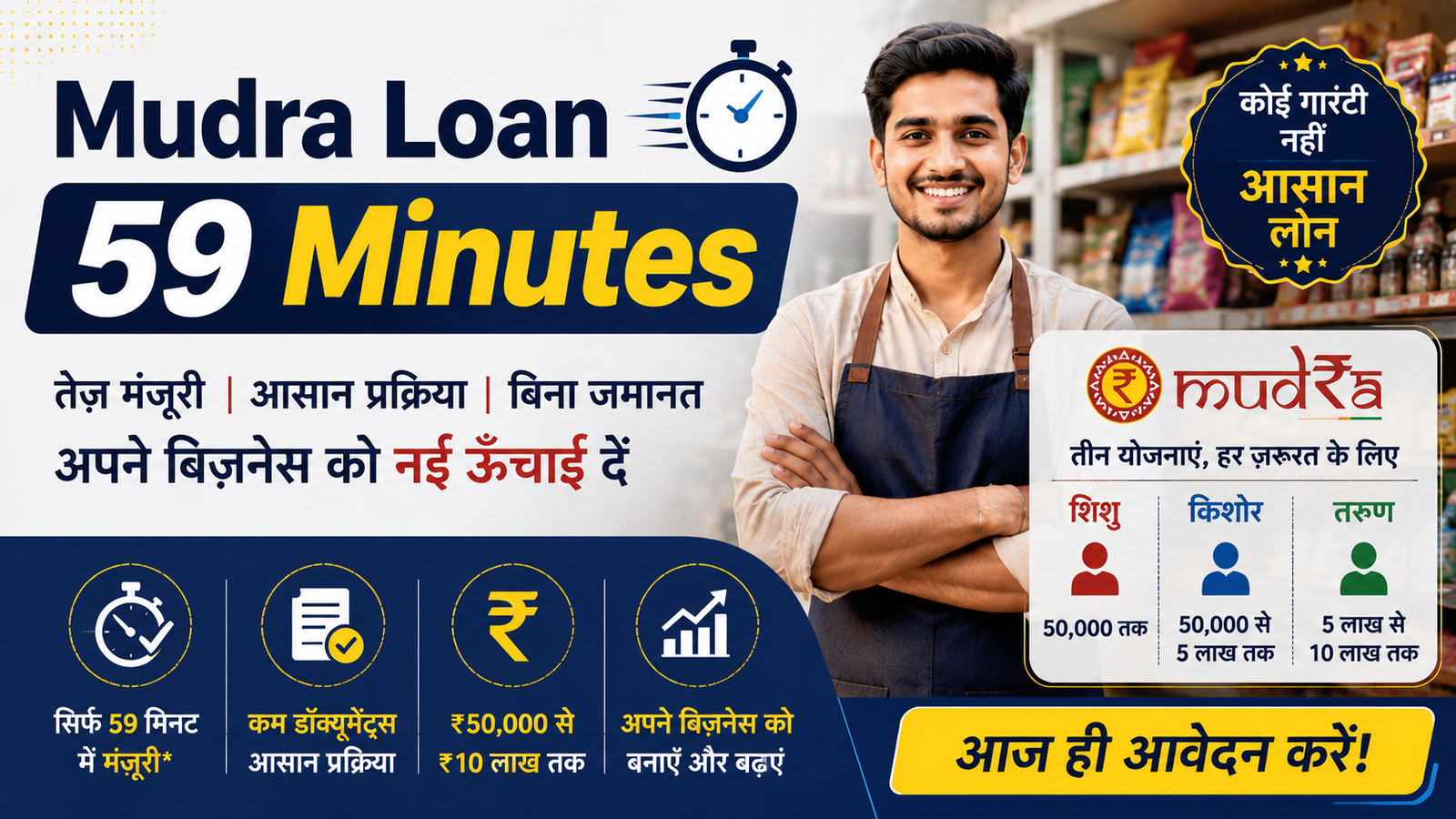 SBI Mudra Loan 59 Minutes | MSME Loan | PSB Loans in 59 Minutes